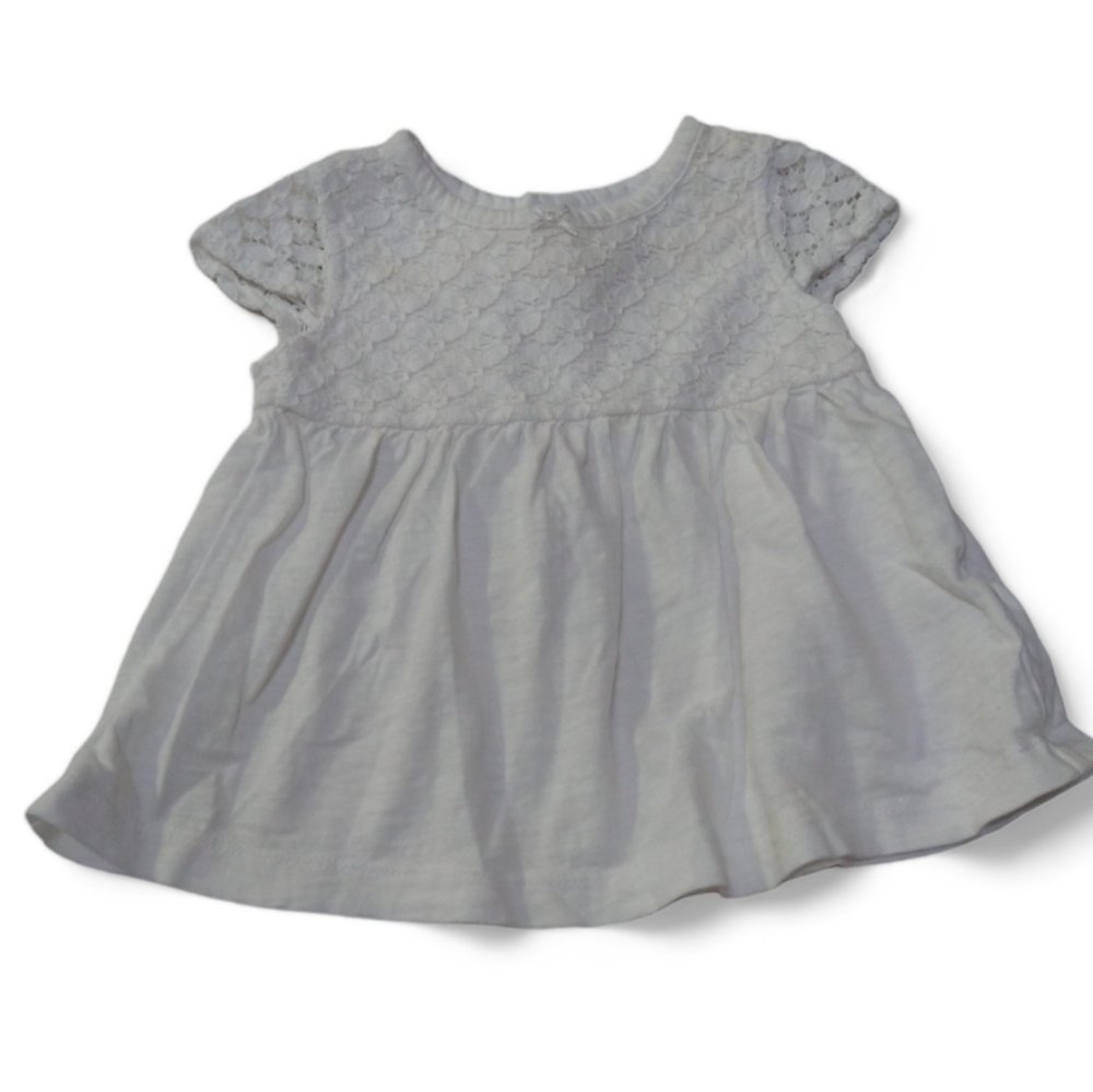 size 12 months baby girls lace short sleeve blouse